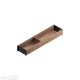 AMBIA-LINE medinis rėmelis, plotis 100 mm, gylis 450 mm, aukštis 49,9 mm, Tenesio riešutmedis / juodas