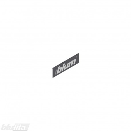 LEGRABOX stalčių šonų dangtelis su Blum logotipu, išorinis, tamsiai pilkos „Orion“ spalvos, simetriškas
