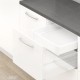TANDEMBOX antaro M vidinio stalčiaus komplektas, NL&nbsp;450&nbsp;mm, 30&nbsp;kg, BLUMOTION, baltas „Silk“