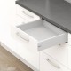TANDEMBOX antaro K stalčiaus komplektas, NL&nbsp;550&nbsp;mm, 30&nbsp;kg, BLUMOTION, pilkas „White Aluminium“