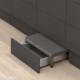 SPACE STEP komplektas su nerūdijančio plieno spalvos LEGRABOX M stalčiumi