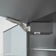 AVENTOS HK top pakėlimo sistema, 2 x 29 mechanizmai, medžio&nbsp;/ plokštės fasadas, tamsiai pilki dangt., su TIP-ON