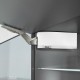 AVENTOS HK top pakėlimo sistema, 3 x 29 mechanizmai, medžio&nbsp;/ plokštės fasadas, balti dangteliai, su SERVO-DRIVE