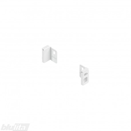 MERIVOBOX nugarėlės laikikliai, N aukštis, baltos „Silk“ spalvos, pora