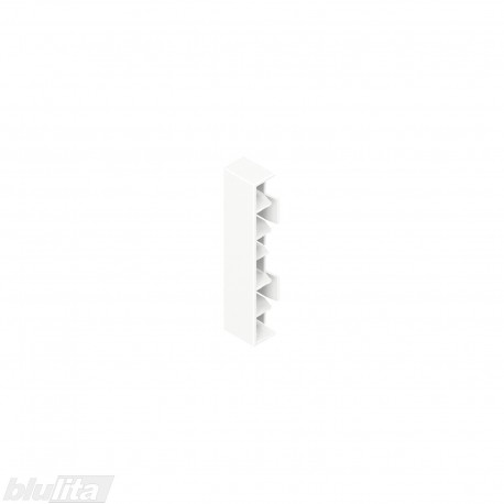 MERIVOBOX nugarėlės laikiklių dangtelis stalčiui po kriaukle, baltos „Silk“ spalvos, simetriškas