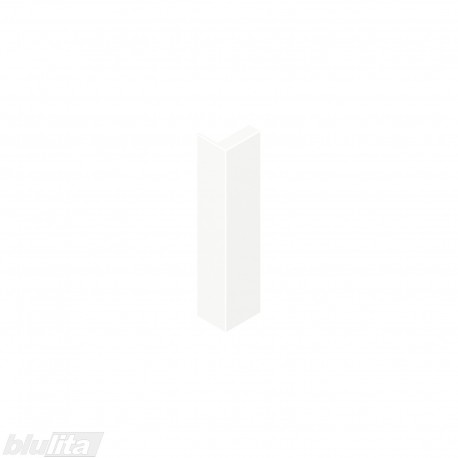 MERIVOBOX nugarėlės laikiklių dangtelis, E aukštis, baltos „Silk“ spalvos, simetriškas