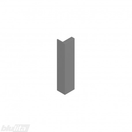 MERIVOBOX nugarėlės laikiklių dangtelis, E aukštis, pilkos „Indium“ spalvos, simetriškas