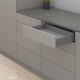 MERIVOBOX M stalčiaus komplektas, NL&nbsp;300&nbsp;mm, 40&nbsp;kg, TIP-ON BLUMOTION, pilkas „Orion“