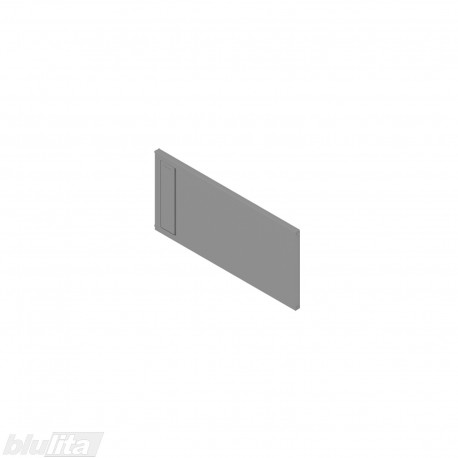 AMBIA-LINE skersinė pertvarėlė plieniniam rėmeliui, plotis&nbsp;211,1&nbsp;mm, aukštis 110&nbsp;mm,&nbsp;pilkos „Indium“ spalvos