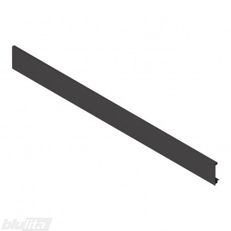 LEGRABOX vidinio stalčiaus fasado profilis, be įlaidos, juodos „Carbon“ spalvos
