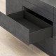 LEGRABOX C pure stalčiaus komplektas, NL&nbsp;300&nbsp;mm, 40&nbsp;kg, TIP-ON BLUMOTION, juodas „Carbon“, EXPANDO&nbsp;T