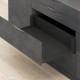 LEGRABOX C free stalčiaus komplektas be stiklo, NL&nbsp;650&nbsp;mm, 70&nbsp;kg, BLUMOTION, juodas „Carbon“, EXPANDO&nbsp;T