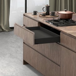 myLEGRABOX M stalčiaus komplektas, NL&nbsp;500&nbsp;mm, 40&nbsp;kg, BLUMOTION, „Carbon“&nbsp;/ „Carbon Look“