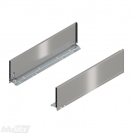 LEGRABOX pure stalčiaus šonai 600&nbsp;mm, C aukštis, nerūd. pl.