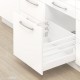 TANDEMBOX antaro C + 2 ZRR stalčiaus komplektas, baltas