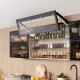 AVENTOS HF top komplektas, F2501 mech., F39 svertai, plataus profilio fasadas, balti dangteliai
