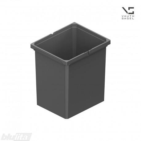 VS ENVI Free didelis kibiras, 39 L, aukštis 426 mm, plotis 316 mm, gylis 383&nbsp;mm,&nbsp;tamsiai pilkas „Lava“