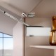 AVENTOS HF top komplektas, F2501 mech., F39 svertai, medžio/plokštės ir plataus prof. fasadas, balti dangteliai