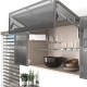 AVENTOS HF top komplektas, F2511 mech., F39 svert., siauro profilio fasadas, balti dangt., su SERVO-DRIVE