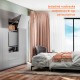AVENTOS HF top komplektas, F2811 mech., F39 svert., medžio/plokštės fasadas, balti dangt., su SERVO-DRIVE