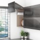 AVENTOS HF top komplektas, F2501 mech., F32 svertas, plataus profilio fasadas, baltas dangtelis