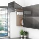 AVENTOS HF top komplektas, F2501 mech., F32 svertas, siauro profilio fasadas, baltas dangtelis