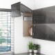 AVENTOS HF top komplektas, F2501 mech., F35 svert., siauro profilio fasadas, pilkas dangt., su SERVO-DRIVE