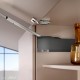 AVENTOS HF top komplektas, F2511 mech., F32 svert., siauro profilio fasadas, tam. pilkas dangt., su SERVO-DRIVE