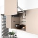 AVENTOS HL top komplektas, L2511 mech., L38 svertai, medžio/plokštės fasadas, tamsiai pilki dangteliai