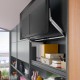 AVENTOS HL top komplektas, L2501 mech., L38 svertai, plataus alium. prof. fasadas, pilki dangteliai