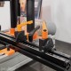 Atrama su tvirtinimo svirtimi naudojama MINIPRESS&nbsp;P&nbsp;/&nbsp;M&nbsp;staklių liniuotėms, dešinė