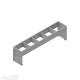 AMBIA-LINE komplektas buteliams laikyti, stalčiaus gylis NL 550 mm, rėmelio plotis 100 mm, pilkos „Indium“ spalvos