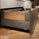 MERIVOBOX E stalčiaus komplektas su BOXCOVER, NL&nbsp;500&nbsp;mm, 40&nbsp;kg, TIP-ON BLUMOTION, pilkas „Orion“, EXPANDO&nbsp;T