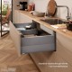 MERIVOBOX E stalčius po kriaukle su BOXCAP, NL&nbsp;550&nbsp;mm, 40&nbsp;kg, BLUMOTION, pilkas „Orion“, EXPANDO&nbsp;T