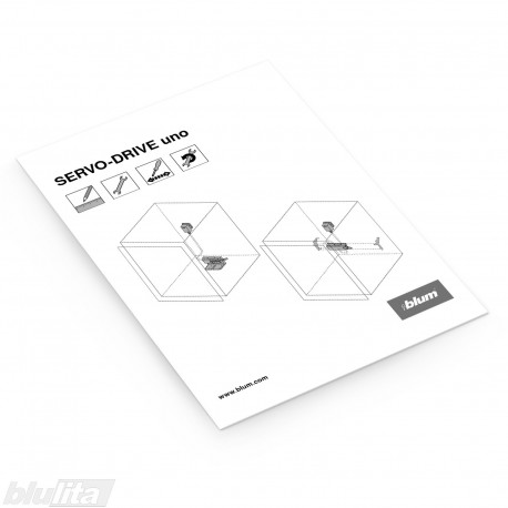 Instrukcijos – SERVO-DRIVE uno apatinėms spintelėms