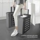 VS WASH vidutinis skalbinių krepšys, 28&nbsp;L, aukštis 426&nbsp;mm, plotis 230&nbsp;mm, gylis 383&nbsp;mm, tamsiai pilkas „Lava“