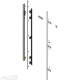 REVEGO duo lankstų kronšteino komplektas, tinka nišos aukščiui 1357–1506&nbsp;mm, kairys