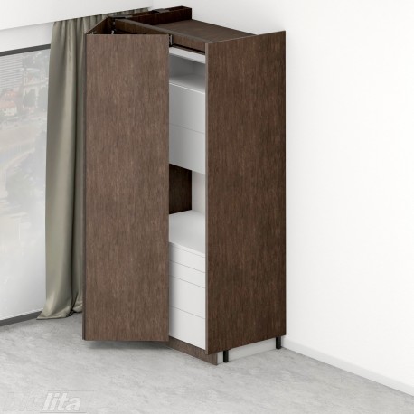 REVEGO duo komplektas, POH&nbsp;2857–2999&nbsp;mm, LWA&nbsp;1050&nbsp;mm, NL&nbsp;525 mm, kairys, cokolis V56