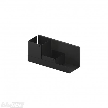 VS ADD BOARD BOX lentyna su metalinėmis dėžutėmis, plotis&nbsp;321 mm, juoda struktūrinė „Nero ST“
