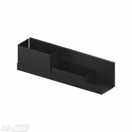VS ADD BOARD BOX lentyna su metalinėmis dėžutėmis, plotis&nbsp;535 mm, juoda struktūrinė „Nero ST“