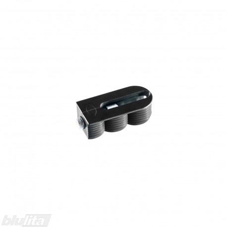 Lamello „Cabineo 12“ jungtis, pakuotėje 500&nbsp;vnt., juoda