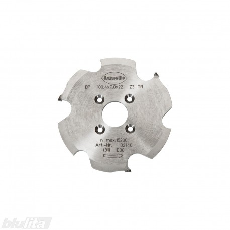 Lamello freza, skirta „Zeta P2“ įrankiui, DP (Diamond), Ø100.4&nbsp;x&nbsp;7&nbsp;x&nbsp;Ø22&nbsp;mm, Z3, NL&nbsp;4