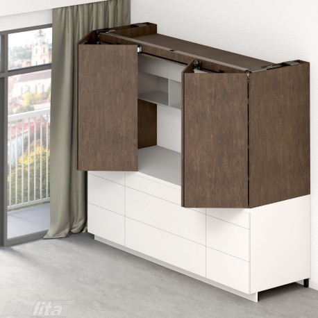 REVEGO duo+duo komplektas, POH&nbsp;T1350&nbsp;mm, LWA2&nbsp;2100&nbsp;mm, NL&nbsp;450 mm, kairys+dešinys, cokolis V76