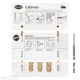 Lamello „Cabineo 8/12/X“ pavyzdys iš LMDP