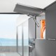 AVENTOS HK-XS jėgos mechanizmas 15T (3&nbsp;lygis), koef. 800–1600 ir jo laikikliai (20K5101, 20K4101)