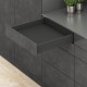 LEGRABOX M stalčiaus komplektas, NL&nbsp;350&nbsp;mm, 40&nbsp;kg, TIP-ON BLUMOTION, juodas „Carbon“, EXPANDO&nbsp;T