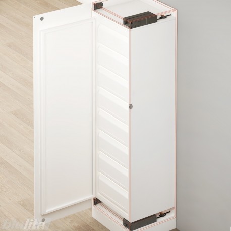 SERVO-DRIVE flex komplektas aukštai šaldytuvo / šaldiklio spintelei