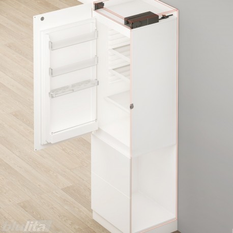SERVO-DRIVE flex komplektas neaukštai šaldytuvo / šaldiklio spintelei