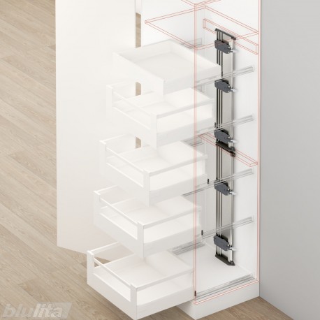 SERVO-DRIVE komplektas SPACE TOWER iš&nbsp;5&nbsp;stalčių