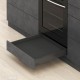 LEGRABOX N stalčiaus komplektas, NL&nbsp;450&nbsp;mm, 40&nbsp;kg, TIP-ON BLUMOTION, juodas „Carbon“